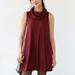 Urban Outfitters Dresses | Bdg Cowl Neck Ribbed Swing Dress Maroon S | Color: Red | Size: S