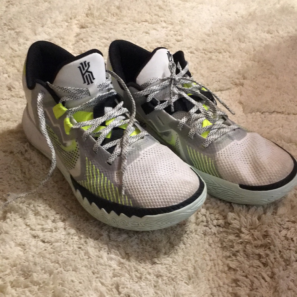 Nike Shoes | Kyrie 5s Basketball Shoes For Men. Size 9.5 | Color: Green/White | Size: 9.5