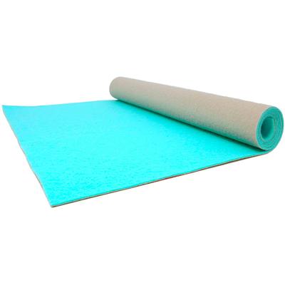 Läufer "PODIUM, Made in Belgium", blau (himmelblau), B:100cm H:2,6mm L:2800cm, Polypropylen (PP), PRIMAFLOR-IDEEN IN TEXTIL, Teppiche, Breite 100 cm, robuster Nadelfilz, Uni-Farben Image
