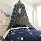 Bed Canopy for Kids Children Round Dome Mosquito Net Hanging Girls Canopy for Reading Corner/Bedroom/Game House,Princess Bed Canopy for Children,Kids Nursery Room Decorations,Baby Game Tent Color D