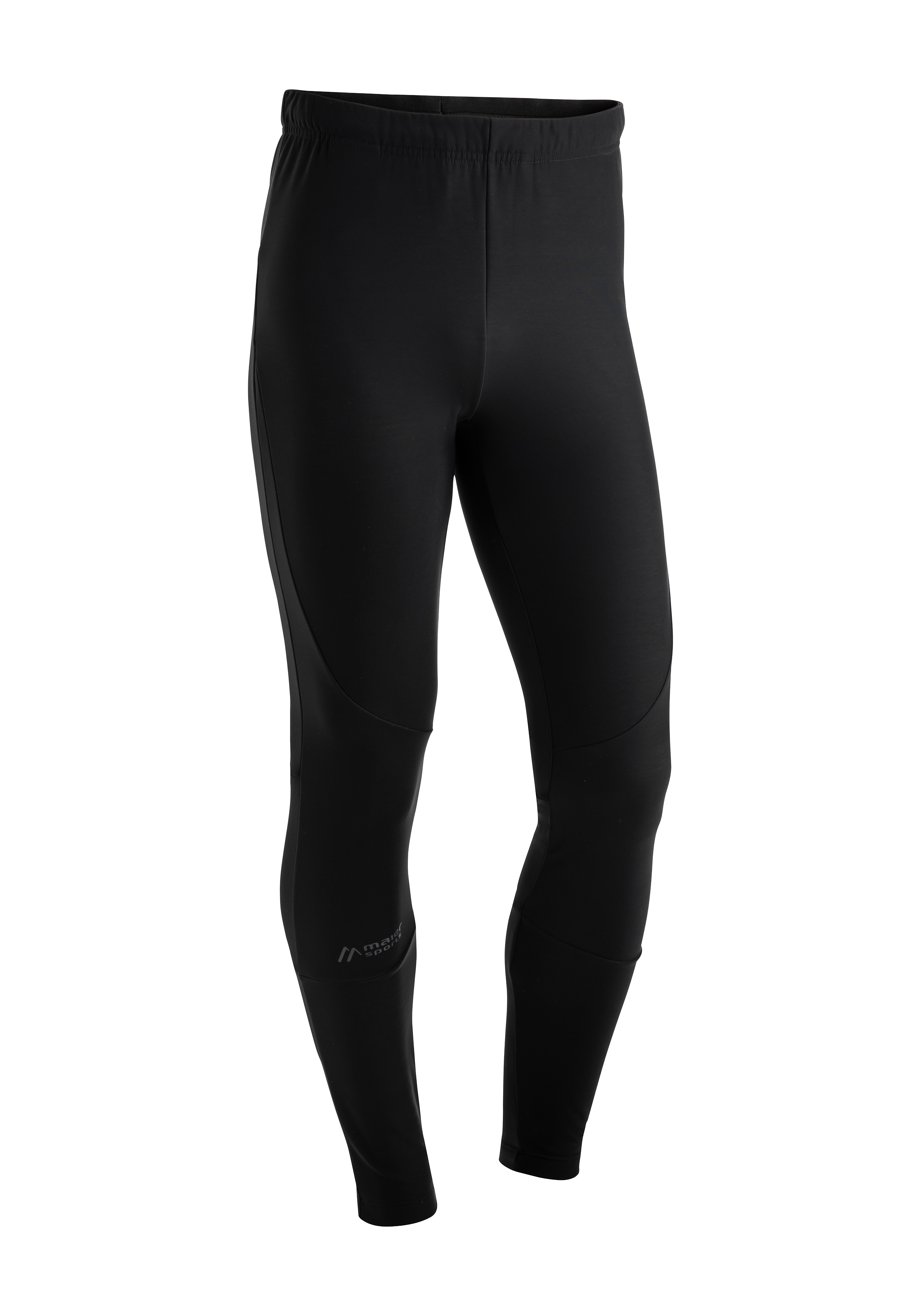 Funktionstights MAIER SPORTS "Unakit M", Herren, Gr. 48, Normalgrößen, schwarz, 85% Polyamid, 15% Elasthan, Hosen, atmungsaktive Sporttights für Touren und sportliche Einsätze Image