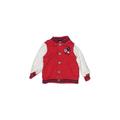 Carter's Jacket: Red Print Jackets & Outerwear - Size 12 Month