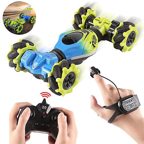 Ferngesteuertes Auto 4WD Stunt Twist Car Ferngesteuerte Autos Kinder grün Kinder