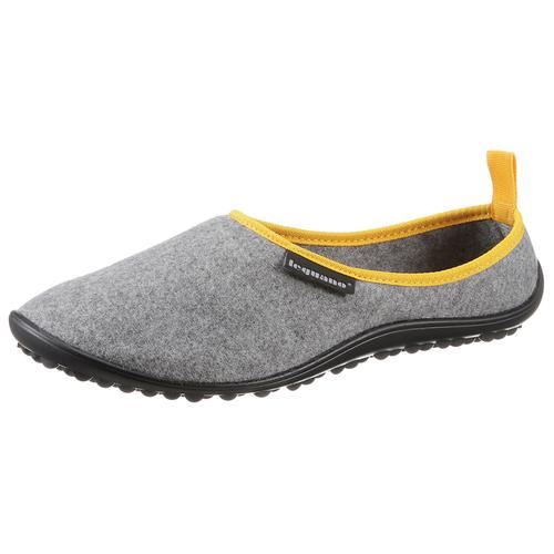 "Barfußschuh LEGUANO ""ACASA"" Gr. 36, grau (grau, gelb) Damen Schuhe Barfußschuhe für das Barfuß-Erlebnis volle Bewegungsfreiheit"