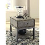 Ashley Furniture Derrylin Brown Rectangular End Table - 22"W x 25"D x 24"H