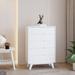 Rye Studio Santos Modern High Chest Dresser w/ Goove Handles