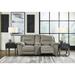 Signature Design by Ashley Next-Gen Gaucho Putty Double Reclining Power Loveseat with Console - 80"W x 41"D x 43"H