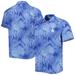 Men's Tommy Bahama Royal Los Angeles Dodgers Coast Luminescent Fronds IslandZone Button-Up Camp Shirt
