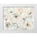 Coulter Cynthia 24x19 White Modern Wood Framed Museum Art Print Titled - Gray Poppy Garden Landscape