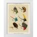 Marbury Mary Orvis 12x14 White Modern Wood Framed Museum Art Print Titled - Bass Fishing Flies I from Favorite Flies and Their Histories