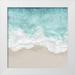 Olsen Maggie 26x26 White Modern Wood Framed Museum Art Print Titled - Ocean Waves IV