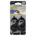 Nite Ize NCJ2-03-01 2 Pack with 8 ft Rope CamJam Cord Tightener 2-Pack Black