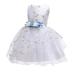 Hunpta 2-10Y Kid Children Girl Sleeveless Floral Embroidered Tulle Ball Gown Princess Prom Dress Outfits Clothes
