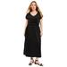 Plus Size Women's Maxi Dress by June+Vie in Black (Size 10/12)