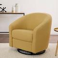 babyletto Madison Swivel Glider Polyester or Polyester Blend in Black/Brown | 31.25 H x 30.5 W x 31 D in | Wayfair M5887PDET