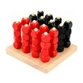 Montessori Game Chess Toys Chess Board Game Wooden Strategy Game for Kids Gifts