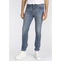 Tapered-fit-Jeans LEVI'S "512 Slim Taper Fit" Gr. 31, Länge 32, blau (stonewash) Herren Jeans Tapered-Jeans