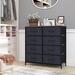 17 Stories 8 Drawer 31.5" W Double Dresser Metal in Black | 32.1 H x 31.5 W x 11.7 D in | Wayfair 53F3B494419444F69D097CBEC09E9DD4