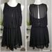 Anthropologie Dresses | Esley- Black Dress, Anthropologie, Evening, Prom, Secquin, Sleeveless Cut Out | Color: Black | Size: M