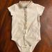 Burberry One Pieces | Burberry Baby Boy Onesie W Snaps | Color: White | Size: 3-6mb