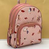 Michael Kors Bags | Michael Kors Jet Set Girls Jaycee Large Zip Packed Backpack Dark Powder Blush | Color: Gold/Pink | Size: Large