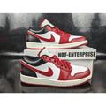 Nike Shoes | Nike Air Jordan 1 Low Retro Red Black White Women's Size 11 Men's Size 9.5 Nib | Color: Red/White | Size: 11