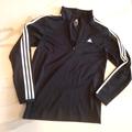 Adidas Sweaters | Black & White Adidas Light Weight Athletic Zip-Up Men's Size M Perfect Condition | Color: Black/White | Size: M