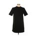 Forever 21 Casual Dress - Shift: Black Solid Dresses - Women's Size Medium