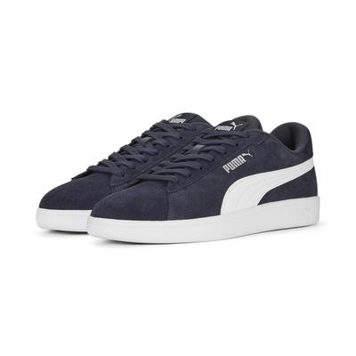 Sneaker PUMA "Smash 3.0 Sneakers Erwachsene", Gr. 40, blau (parisian night weiß silber blau metallic), Obermaterial: Tex