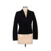 INC International Concepts Blazer Jacket: Short Black Print Jackets & Outerwear - Women's Size 6 Petite