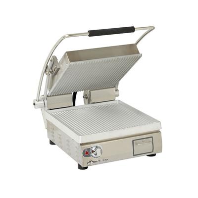 Star PGT14 Pro-Max 2.0 Single Commercial Panini Press w/ Aluminum Grooved Plates, 240v/1ph, Stainless Steel