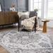 Bakir 7'9" x 9'6" Gray/Blue Area Rug - Hauteloom