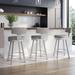 Amisco Morgan Swivel Counter and Bar Stool