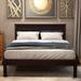 Twin Size Wood Platform Bed Frame with Headboard and Wood Slat Support