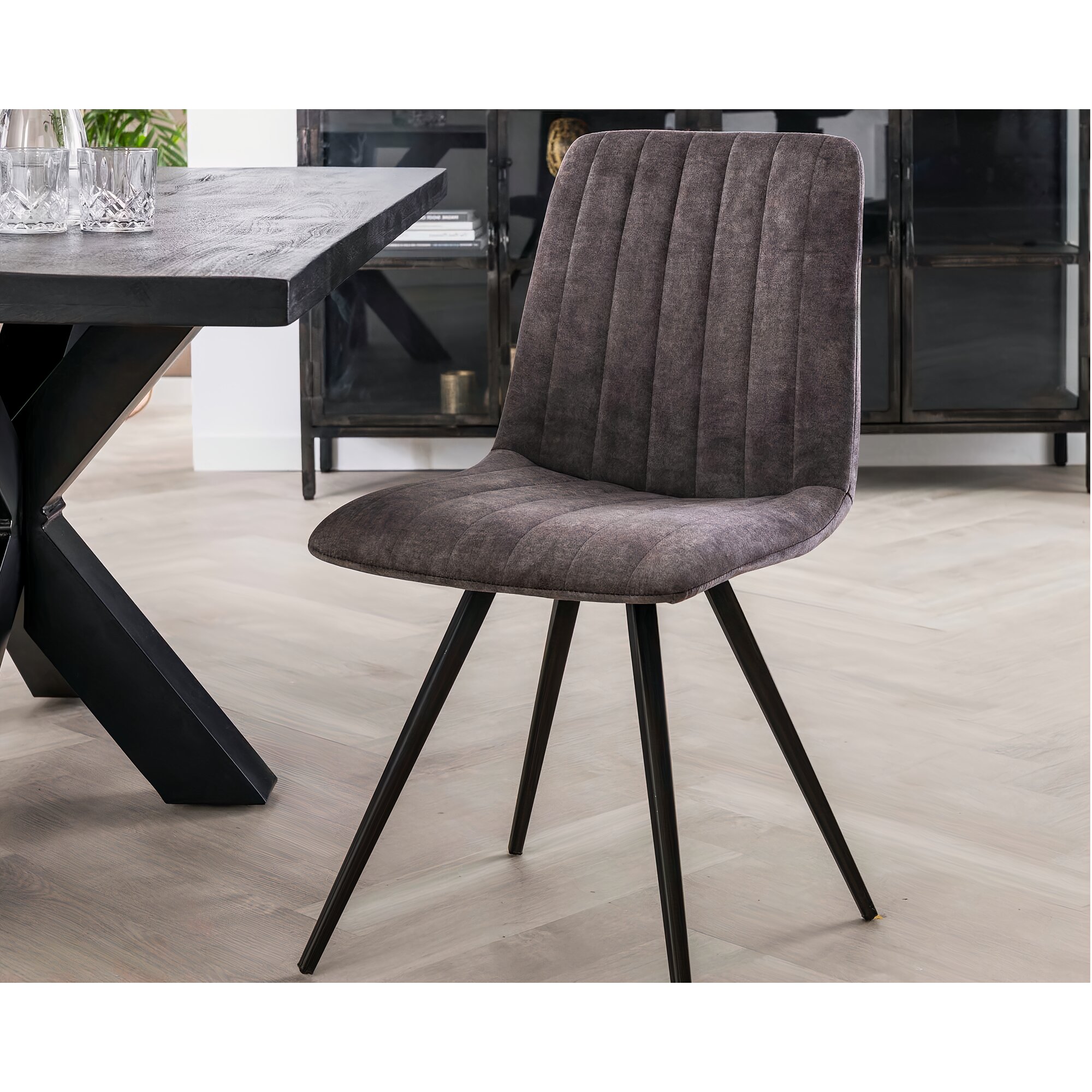 designline »Samy« Esszimmerstuhl Golden velvet