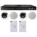 JBL CSMA280 Commercial Amplifier+4) 6.5 White Ceiling Speakers+2) Wall Controls