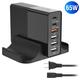 USB Fast Charger iMounTEK 45W 6-Port Fast Charging Station Type C Wall Charger Portable USB C PD Power Charger Adapter with 2 Type-C Ports 4 USB-A Ports Fit for IOS Phone 13/ iPad/ Galaxy/Laptop