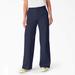 Dickies Women's Regular Fit Wide Leg Work Pants - Ink Navy Size 0 (FP901)