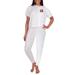 Women's Concepts Sport Cream Temple Owls Team Logo Brightside Top & Pants Set