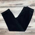 Polo By Ralph Lauren Pants | 90s Vintage Wide Wale Polo Ralph Lauren Corduroy Pleated Pants Black Trousers | Color: Black | Size: 34
