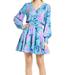 Lilly Pulitzer Dresses | Lilly Pulitzer Heline Long Sleeve Stretch Dress | Color: Blue/Pink | Size: 4