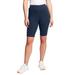 Plus Size Women's Classic Bike Shorts by June+Vie in Navy (Size 10/12)