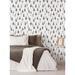 Loon Peak® Danaka Tree w/ Birds 18' L x 24" W Peel & Stick Wallpaper Roll Vinyl in Black | 24 W in | Wayfair 907125D6A97A4415880AA7D163E5BCD8