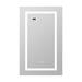 Brayden Studio® Surface Mount Frameless 1 Door Medicine Cabinet w/ 3 Adjustable Shelves & LED Lighting & Electrical Outlet, | Wayfair