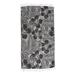 InfuseZen Black Hawaiian Flower Sandfree Turkish Cotton Beach Towel Peshtemal 100% Cotton in Gray/Black | Wayfair HAWAIIAN-BLACKGREY