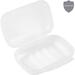 Rebrilliant Soap Dish Plastic in White | 1.7 H x 2.9 W x 4.7 D in | Wayfair 8C0355B525B04E21AB2610AFA8192816