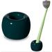 Latitude Run® Mini Ceramics Toothbrush Holder Ceramic in Green | 1.18 H x 1.57 W x 1.57 D in | Wayfair CF7ABF4CF0B74A5CB7915426559B730D