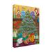 The Holiday Aisle® Bears First Christmas by Kathy Kehoe Bambeck - Unframed Graphic Art on Canvas in Green/Red/White | 24 H x 18 W in | Wayfair