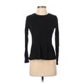 Old Navy Long Sleeve Top Black Crew Neck Tops - Women's Size X-Small
