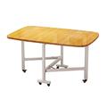 Folding Table/dining Table, Household Rectangular Table, Movable On Wheels, Table for 4-6 People, 5 Colors (D 120×70cm)